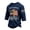 Navy, variant on GrmtClth Men's American Flag Shirt Independence Day 1776-2026 Tops Classic 3/4 Sleeve T-Shirt Lightweight Soft Round Neck Clothes Navy L