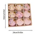 thumbnail image 3 of Kbndieu Christmas Tree Balls Ornaments, 9 Pcs Pink Christmas Tree Hanging Decor, Shatterproof Foam Christmas Balls for Holiday & Winter Xmas Decorations Wedding Party Decor, 3 of 7