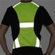thumbnail image 4 of Advancent Chaleco reflectante Construcción de tráfico de alta visibilidad Advertencia Chaqueta fluorescente de seguridad para caminar de noche Ciclismo, 4 of 6
