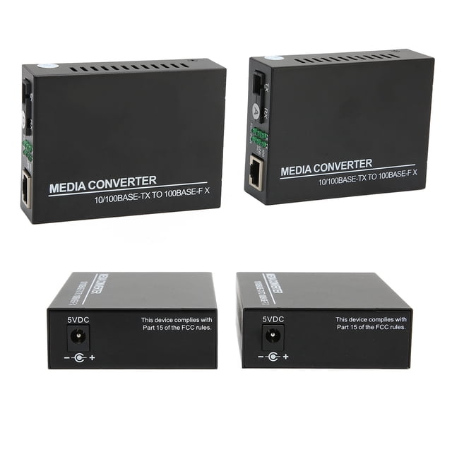 Convertidor de medios Convertidores de medios Ethernet ópticos Monomodo 10 100Base TX a 100Base FX Transceptor de fibra RJ45 a SC