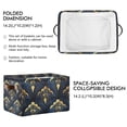 thumbnail image 2 of Yayeee Canvas Storage Basket with Handles for Shelves Fabric Bins Closet Organizer, Blue Art Pattern, 2 of 8