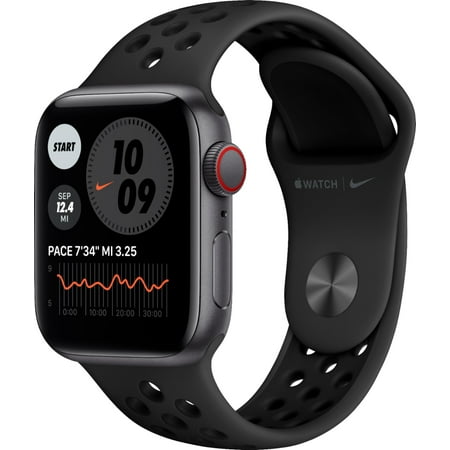 Restored Apple Watch SE Nike Cell 40mm Space Gray Aluminum Anthracite Sport Band MYYU2LL/A (Refurbished)