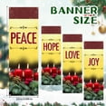 thumbnail image 3 of Set de pancartas navideñas EYNDYN, 4 unidades, 61 x 183 cm, 3 of 7