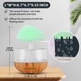 thumbnail image 2 of Night Light Aromatherapy Oil Diffuser Humidifier Desk Bedside Sleeping Relaxing Water Drop Sound, 2 of 8