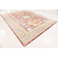 thumbnail image 2 of Unique Loom Austin Collection Over-Dyed Traditional Vintage Abstract Area Rug, 9 x 12 Feet, Red/Beige, 2 of 5