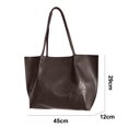 thumbnail image 2 of Bolso extra grande de cuero vegano Bolso de compras de fin de semana para mujer Bolso de mano Bolso de viaje MFZFUKR BST3008660-3, 2 of 6