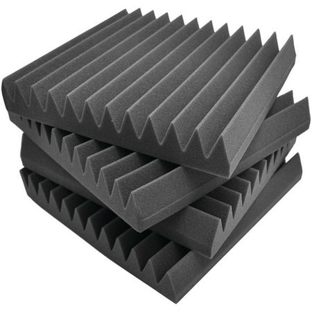 12" X 12" Studio Soundproofing Panels, 12 Pk