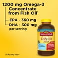 thumbnail image 6 of Nature Made Omega 3 Fish Oil 1200mg One per Day Softgels, Fish Oil Supplements, 290 Count, 6 of 12
