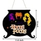 thumbnail image 2 of Halloween Decoration Halloween Hocus Pocus Door Sign Hocus Pocus Hanging Welcome Decor For Front Door,farmhouse Porch Patio Outdoor Witch Theme Decora, 2 of 5