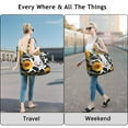thumbnail image 4 of Sunflower Women's Large Weekend Travel Bag Moving Canvas Handbag Thick Double Layer Beach Weekend Travel Unisex Hospital Maternity Delivery with Toiletry Waterproof, 4 of 5