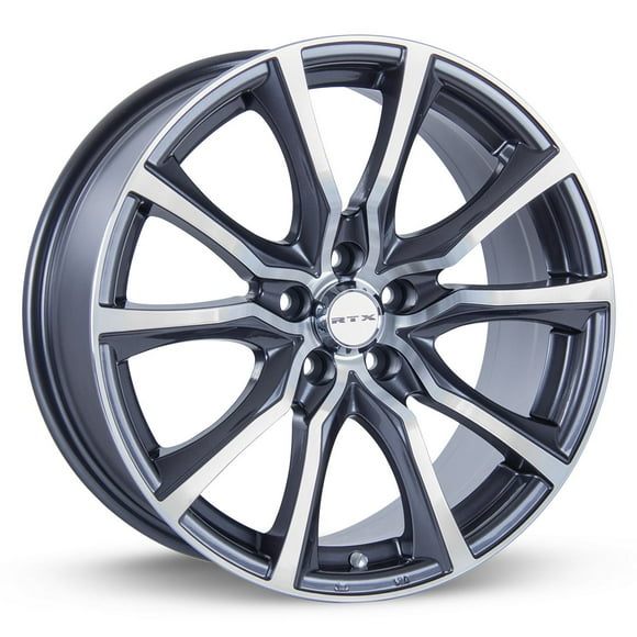 RTX (RTX) 081628 Contour Gunmetal Machined 17x7.5 5x114.3 ET40 CB73.1