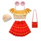 thumbnail image 1 of Disney-traje de baño de princesa Elsa para niñas, traje de baño de dos piezas con diseño de Jasmine y Isabela, Cosplay Fivean unisex, 1 of 2