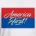 thumbnail image 3 of CafePress - America First T Shirt - Fitted T-Shirt, Vintage Fit Soft Cotton Tee, 3 of 4