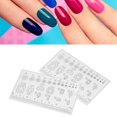 thumbnail image 4 of Nail Art Ruler, Clear Scale Nail Measuring Ruler  For Manicure, 4 of 8