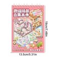 thumbnail image 2 of pdqouc Big Size DIY 3D Sticker Scene Book 3D Scene Stickers Miniature Cabin Scene Stickers Large Version Notebook Room Sticker Book for Adults and Kids, Fun Room Sticker Material Book for Girls, 2 of 2