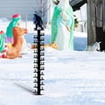 thumbnail image 4 of DPTALR Snow Ruler - Christmas Snowflake Ruler, Manual Metal Snowflake Ruler Size, Christmas Rain Gauge Outdoor Decoration Gift, 4 of 6