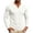 White, variant on SUYIDA Men's Solid Color Button Top, Long Sleeve Casual Tee, Everyday Wear Comfortable Shirt