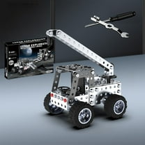 Kids Toys under 5! kkbbma Building Projects Toys for Kids Boys 8 9 10 11 12 Year Old, Metal Building Construction Model kit, Building Blocks DIY Toys