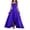 Blue, variant on Satin High Low Junior Bridesmaid Dresses Square Neck Spaghetti Strap Flower Girl Dress Teen Girls Formal Special Occasions