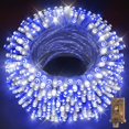 thumbnail image 1 of Luces de Navidad KNONEW 123 m 1000 LED Exterior Azul/Blanco, 1 of 7