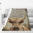 thumbnail image 2 of Yibo Deer Blanket A Hunter's Prayer Decor Blanket Deer Hunting Blanket Gifts for Girls Boys Deer Lovers Super Warm Soft Plush Lightweight Flannel Bed Blanket for Kids Adults Men Women, 2 of 8