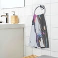 thumbnail image 3 of Yayeee 100% Cotton Hand Towels for Bathroom 16" x 28" Soft Absorbent Kitchen Towel, Black, 3 of 7
