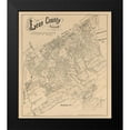 thumbnail image 2 of Walsh 15x17 Black Modern Framed Museum Art Print Titled - Leon County Texas - Walsh 1879, 2 of 5