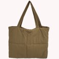 thumbnail image 3 of Bolso de mano acolchado para mujer ligero con asa superior de gran capacidad para citas diarias, 3 of 6