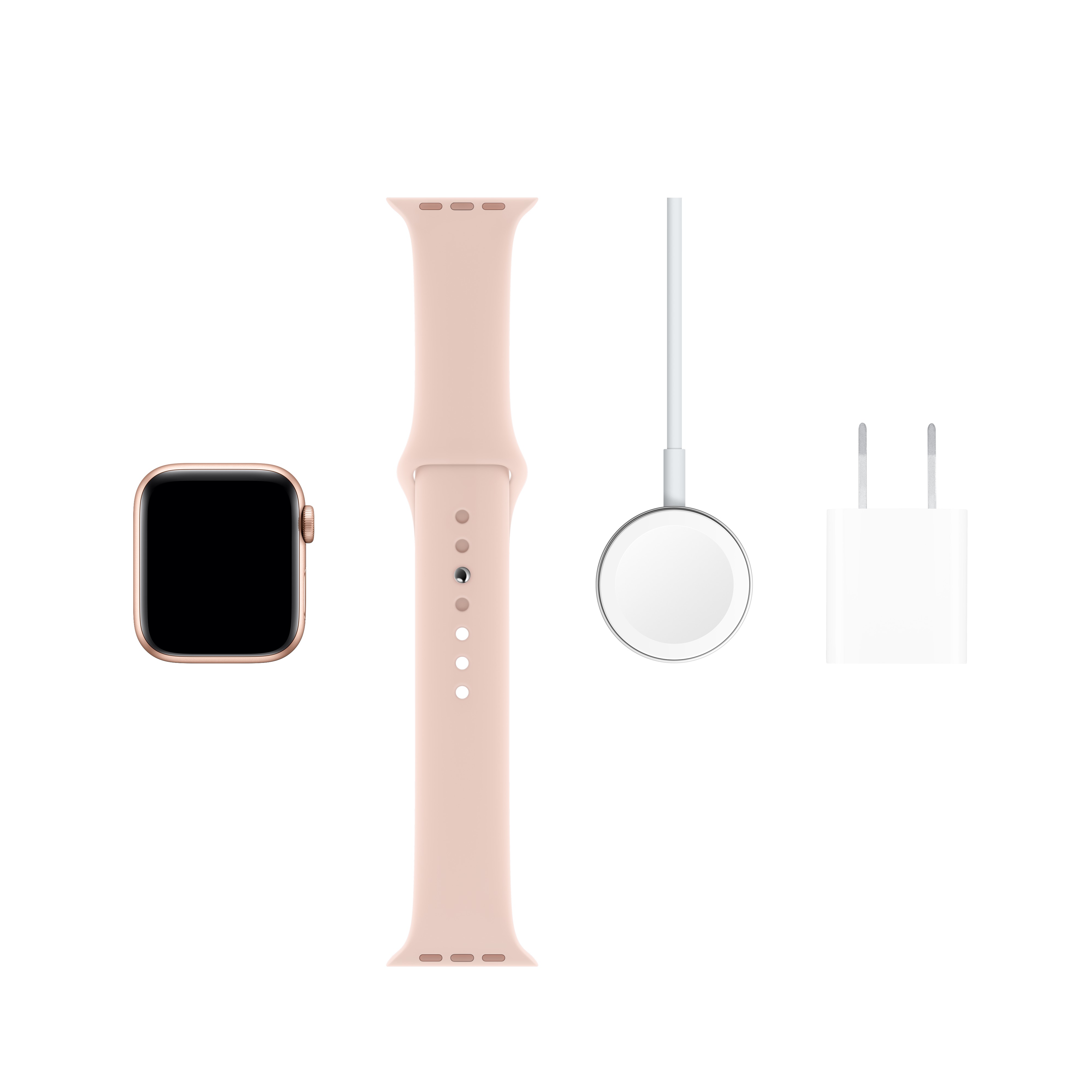 Apple Watch Series 5 GPS, 40mm Gold Aluminum Case with Pink Sand Sport Band - S/M & M/L - image 6 of 6