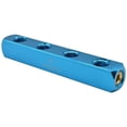 thumbnail image 2 of 2 Interstate Pneumatics Aluminum Rectangle Pencil Manifold 4 Way Outlet 1/4" NPT Female FPM44S, 2 of 3