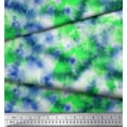 thumbnail image 1 of Soimoi Green polyester Crepe Fabric Rays Tie-Dye Fabric Prints By Yard 42 Inch Wide, 1 of 3