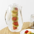 thumbnail image 4 of 2.8L Glass Fruit Infuser Water Pitcher with Removable Lid, High Heat Resistance Infusion Pitcher for Hot/Cold Water, Flavor-Infused Beverage & Iced Tea, 4 of 10