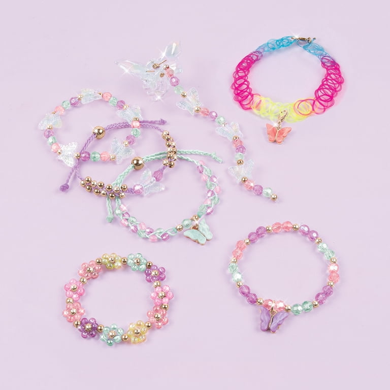 18 Pcs Acrylic Butterfly Charms For DIY Jewelry - Cute Beads For Bracelets, Necklaces & Keychains