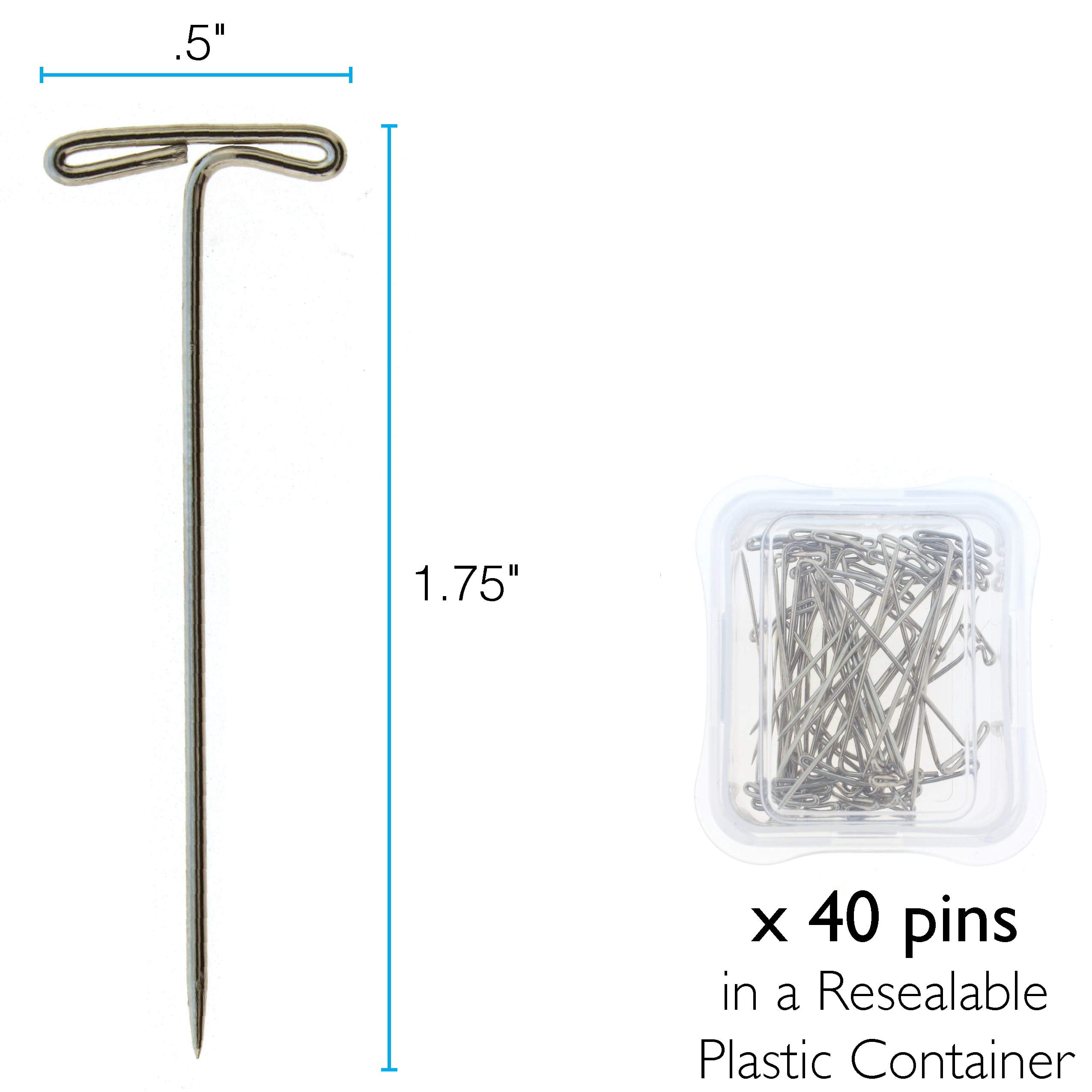 The Beadsmith Mini Macrame Combo - Bead Board 7.5 x 10.5 inches - Box of 40 T-pins 1.75 inches - Bracelet Project & Instructions Included - For securing & creating Macrame and Knotting Creations