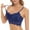 Blue, variant on JGTDBPO Bras For Women No Underwire Plus Size Full Coverage Bras Minimizer Comfort Soft Bra Low Cut Sports Bra Lace Beauty Back Solid Strap Wrap Hollow Out Bra Underwear