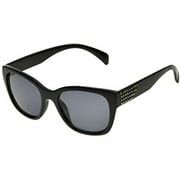 Foster Grant Women's Ellyn Way Sunglasses, Black, 54 mm