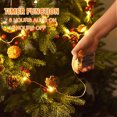 thumbnail image 4 of Chok Christmas lights LED copper wire light pine cone pine needle bell red fruit decorative light battery box, 4 of 7