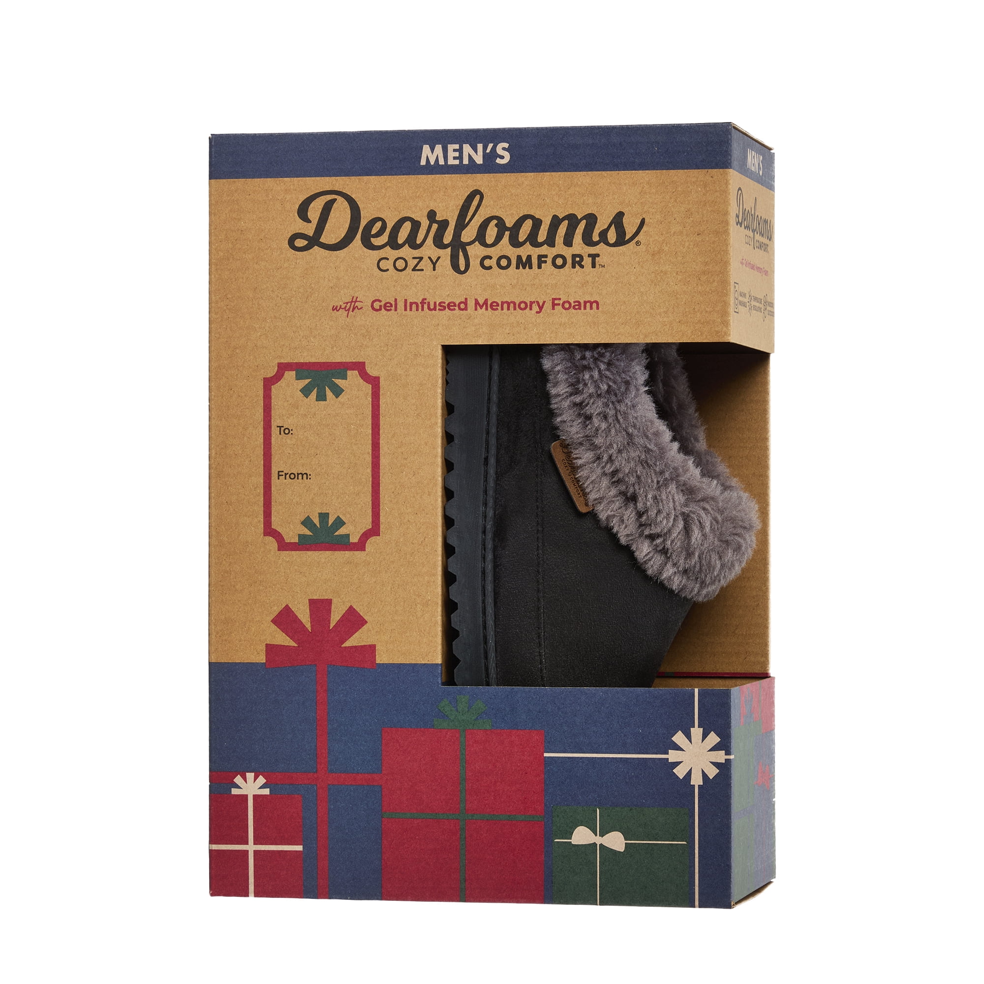 Dearfoams Cozy Comfort Men's High Vamp Clog Sippers