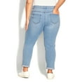 thumbnail image 2 of Avenue Women's Plus Size Denim Girlfriend Stretch Jean, 2 of 2