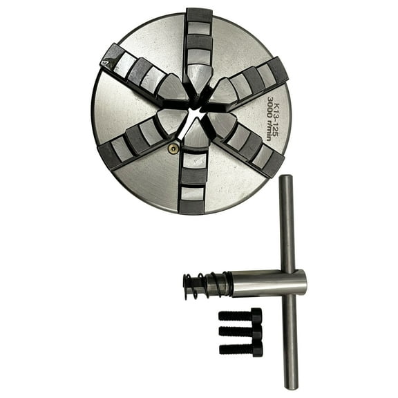 Six Jaw Self-Centering Chuck Clamping Material Lathe Matching Parts Commercial Home