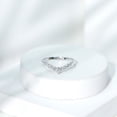 thumbnail image 2 of Spot Jewel 1.3 Ct Lab Diamond Round Cut Diamond Ring - 14K White Gold Plated Anniversary Ring - Daughter Wedding Anniversary Gifts - Jewelry Clearance Stackable Rings - Bridal Matching Ring, 2 of 4