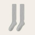thumbnail image 5 of Yuanlong Womens Stockings Solid Ruched Slouchy Knit Stretchk Mid-Calf Socks Comfort Casual Daily Home Lady Slouch Socks, 5 of 6