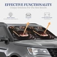 thumbnail image 4 of Fotbe Playful Baby Hippo Splash 2-Piece Car Windshield Sun Shade | Sun Blocker for Car Windshield | Foldable Automotive Interior Accessories for Sun Protection-Medium, 4 of 6