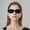 Black, variant on Cat Eye Sunglasses For Women Retro Oval Thick Frame Fashionable Accessories Trendy Outdoor Shades
