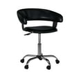 thumbnail image 6 of Nellie Low-Back Desk Chair with Adjustable Height and Castors, 225 lbs., Black, 6 of 22