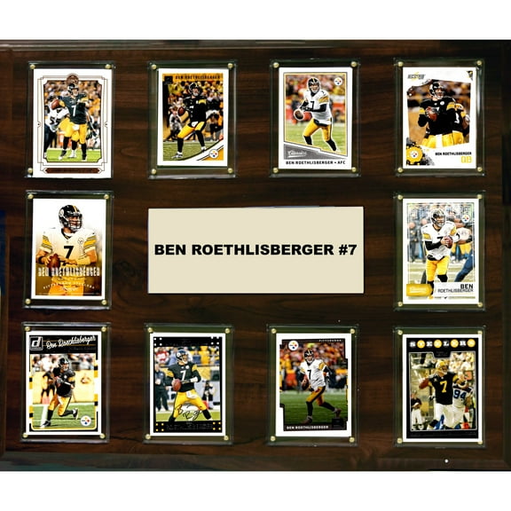 Ben Roethlisberger Pittsburgh Steelers 15'' x 18'' Plaque