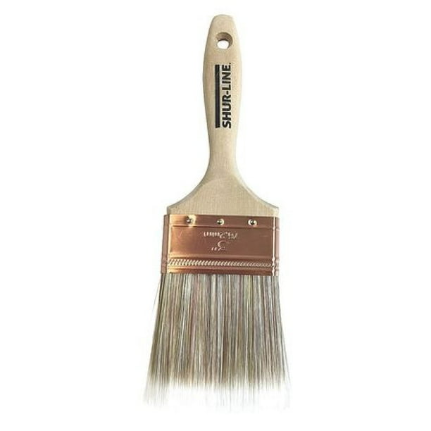SHURLINE 70001FV30 3" Flat Sash Paint Brush, Nylon/Polyester Bristle