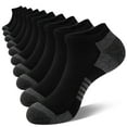 thumbnail image 1 of Calcetines COOVAN para hombre, 10 pares, cómodos y de corte bajo, 1 of 9