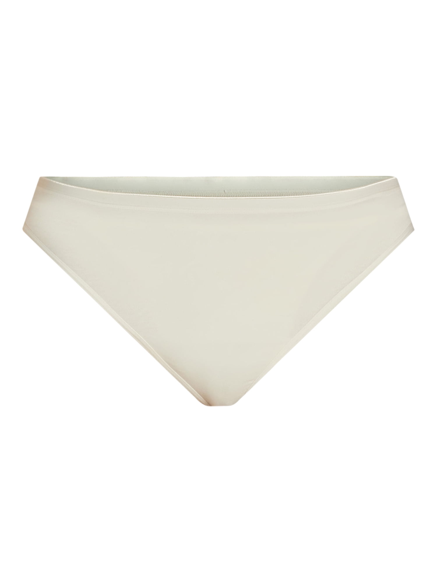 Joyspun Women's Cotton-Blend Thong Panties, 6-Pack, Sizes S-XXXL