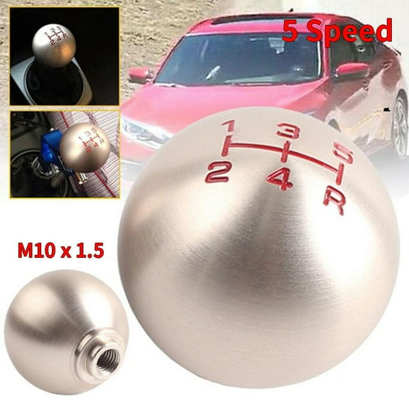 Car 5 Speed R Type Shift Knob For Honda For Acura For Civic M10x1.5